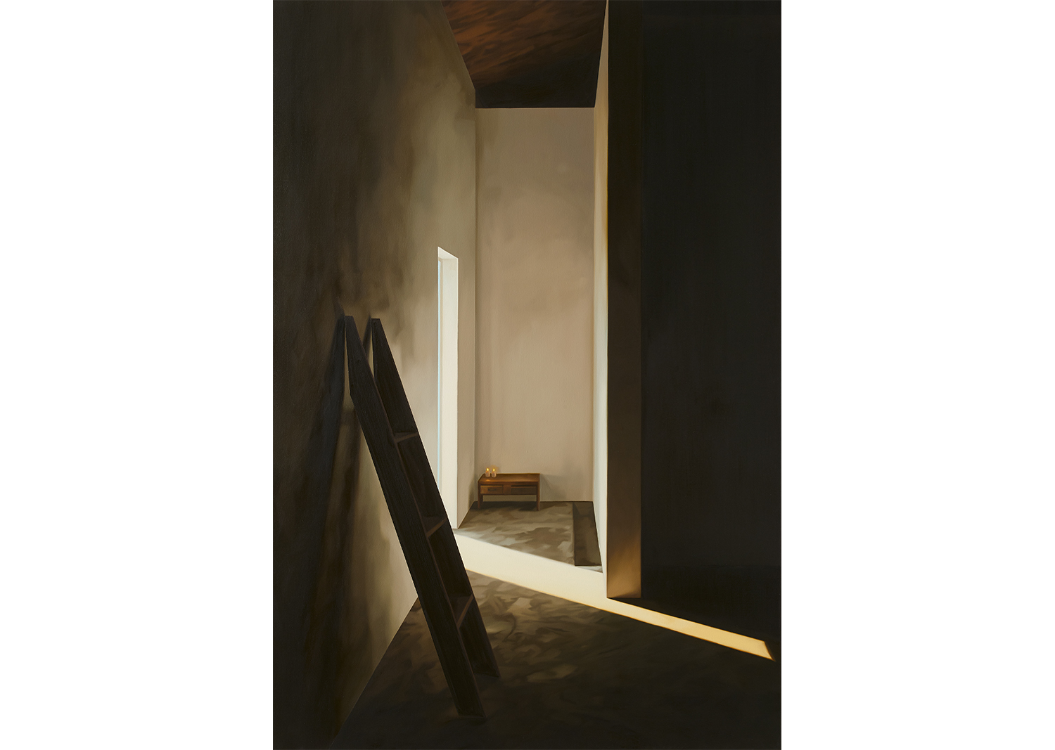 정보영, Vertical time , oil on canvas, 162x112cm, 2015@Jung Boyoung,Vertical time , oil on canvas, 162x112cm, 2015